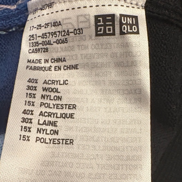 Marni x Uniqlo Striped Cardigan | Black Blue Pink Button-Up | Women’s L - Picture 4 of 4